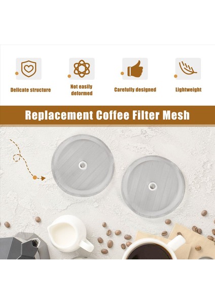 4 Adet 4 Paslanmaz Çelik Yedek Kahve Filtre Mesh 1000 ml 8 Su Bardağı Fransız Pres Kahve Makineleri ve Çay Makineleri (Yurt Dışından) fırsatları