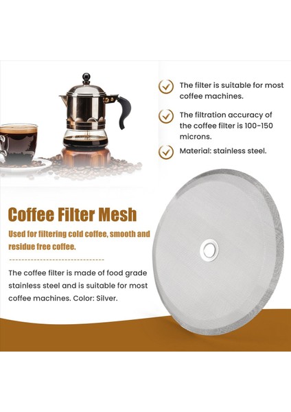 4 Adet 4 Paslanmaz Çelik Yedek Kahve Filtre Mesh 1000 ml 8 Su Bardağı Fransız Pres Kahve Makineleri ve Çay Makineleri (Yurt Dışından) indirimleri