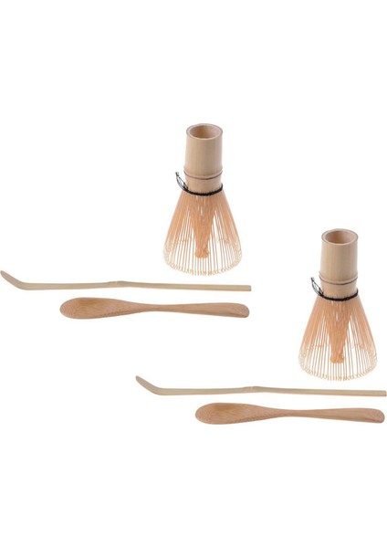 Japon Matcha Çay Seti (6 Adet) - Matcha Bambu Çırpma Çay Kaşığı -Tea Tören Kiti (Yurt Dışından)