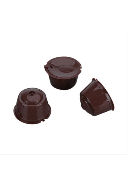 Dolce Gusto Makinesi Için Yeniden Kullanılabilir Pod Doldurulabilir Filtre Pod Kapsül Bardak Kahve Kahve Renk (Yurt Dışından)
