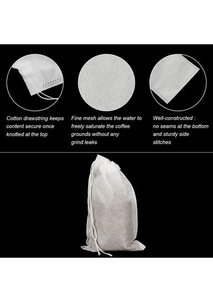 300 Parça Dağınık Soğuk Demleme Çantası Tek Kullanımlık Kahve Filtre Çantası Ince Örgü Demleme Çizme Çantası (Yurt Dışından) fırsatları