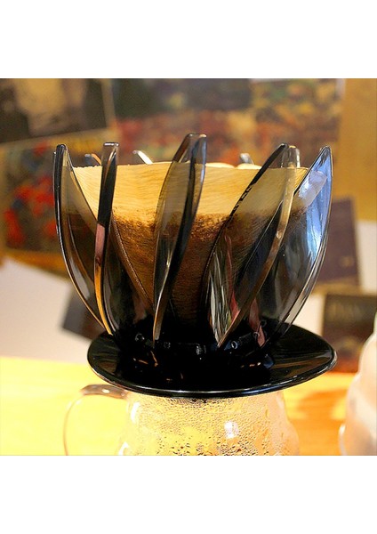 Kahve Filtresi Damla El Demleme Kahve Filtresi Kahve Dripper Spiral Kaburga Tasarımı Ev Ofis Siyah Için (Yurt Dışından) fiyatları