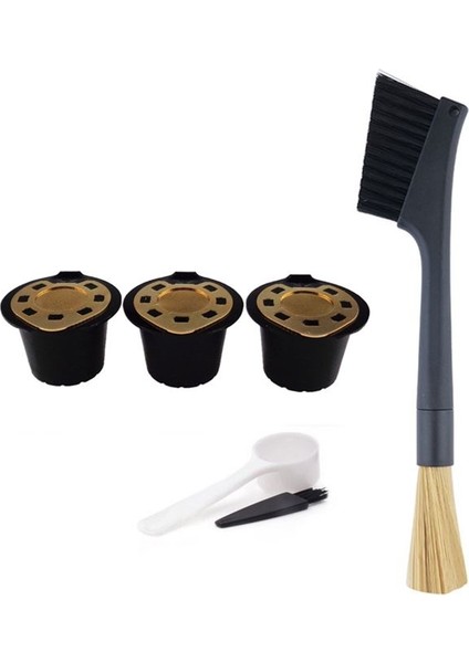 Yeniden Kullanılabilir Kapsül Doldurulabilir Kahve Kapsülü Filtresi Nespresso Kahve Makineleri Için Uyumlu (Yurt Dışından)