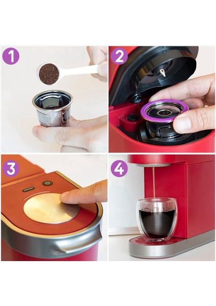 2x Paslanmaz Çelik Kahve Kapsül Kupası Keurig 2 0/1 0 Mini Plus Kahve Filtresi Için Yeniden Kullanılabilir K Fincan (Yurt Dışından) indirimleri