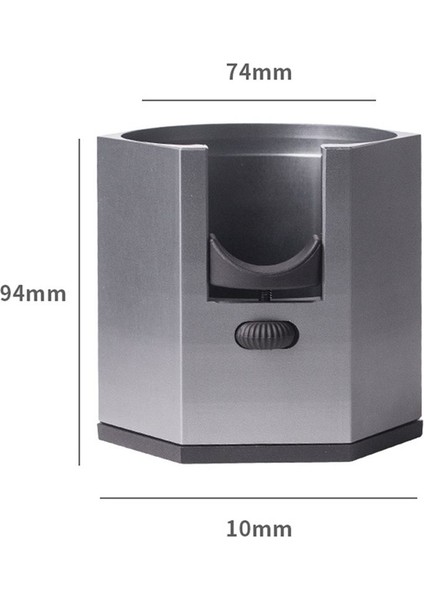 Paslanmaz Çelik Kahve Filtre Tutucu Espresso Mat Stand Kahve Kurcalama Taban Raf Aksesuarları Gümüş (Yurt Dışından) indirimleri