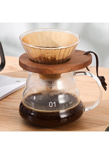 Kahve Filtre Kağıdı Ahşap Tepsisi Elle Poured Basit Filtre Kupası Huni Kupası Kahve Filtre Kağıt Filtre Kupa Tepsisi (Yurt Dışından) fiyatları