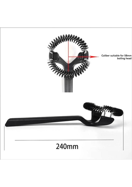 Çift Uçlu Espresso Fırça Ark Fırçası Seti Kahve Espresso Makinesi Temizleme Araçları Için Ideal 58MM (Yurt Dışından) fırsatları