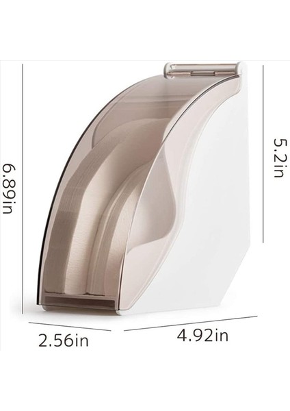 3x Kahve Filtresi Tutucu Kahve Kağıdı Depolama Konteyneri Dağıtıcı Raf Rafı Aeropress Için V60 Melitta Koni Filtreleri (Yurt Dışından) modelleri