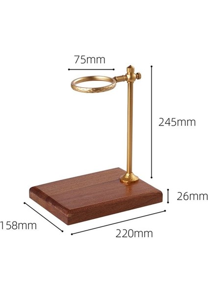 Stand Kahve Istasyonunun Üzerine Dökün Kahve Damlası Üzerine Dökün Ayarlanabilir Kahve Filtresi Standı Tutucu Ahşap Taban (Yurt Dışından) modelleri