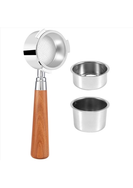 Delonghi EC685 EC680 Kahve Dipsiz Portafilter Için 2x Espresso Portafilter 51MM 51MM 6pcs Kahve Pudrası Kasesi (Yurt Dışından) fırsatları