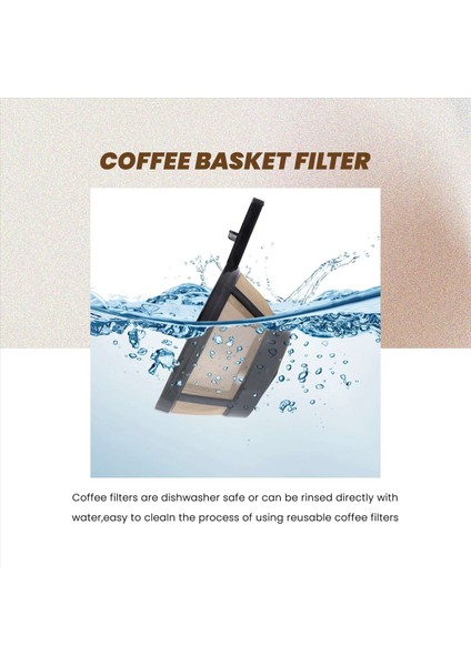 Hamilton Beach Için Yeniden Kullanılabilir Kahve Sepeti Filtresi 2 Yollu Brewer Kahve Maker Modelleri 49980A 49980Z 47650 49933 (Yurt Dışından) modelleri