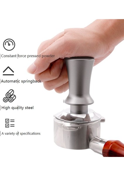 53MM Kahve Kurcalama ile Yay Yüklü Düz El Kurcası 54MM Portafilter Sepeti Için (Yurt Dışından) indirimleri