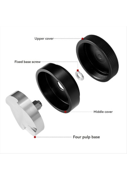 Kahve Distribütör Kurcalama Dört Kürek Taban Çelik Toz Çekiç Accessorie Kendi Kendini Sunma Kahve Tozu Distribütörü 53MM (Yurt Dışından) modelleri