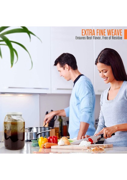 6 Paket Organik Yeniden Kullanılabilir Soğuk Kahve Filtreleri Çanta 12 Inç Şarap Bira Filtreleri Çevre Dostu Örgü Pamuk Toddy Filtre (Yurt Dışından) fırsatları