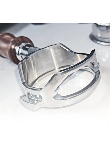 Barista Aksesuarı Için Ticari 58MM Kahve Makineleri Için 58MM Paslanmaz Çelik Kahve Portafilter Filtre Tutucu (Yurt Dışından) indirimleri