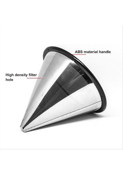 Kalıcı Kahve Filtresi Kahve Filtresi Kalıcı Filtre Altın Filtre Metal Süzgeç Paslanmaz Çelik (Yurt Dışından)