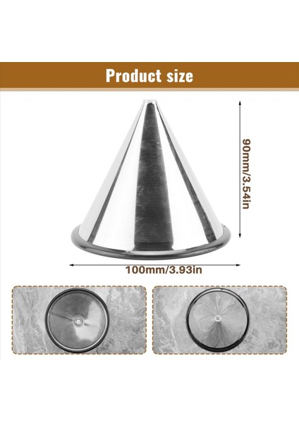 Kalıcı Kahve Filtresi Kahve Filtresi Kalıcı Filtre Altın Filtre Metal Süzgeç Paslanmaz Çelik (Yurt Dışından) fiyatları