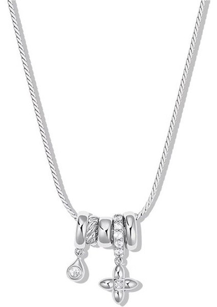 Kadınlar Için Yıldız Yüzük Kolye - Zarif ve Çok Yönlü Köprücük Kemiği Kolye (Yurt Dışından)