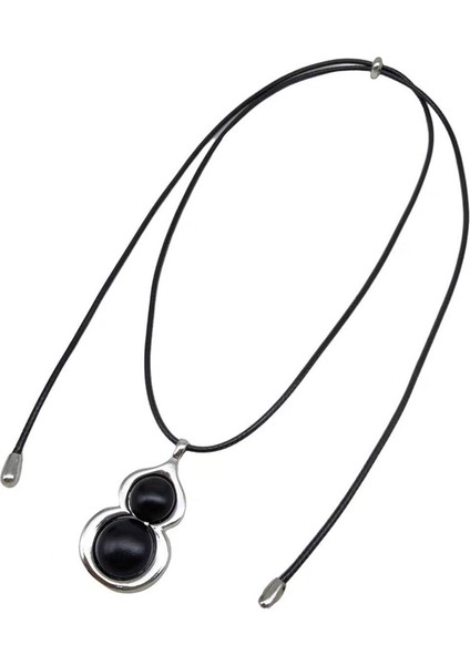 Sonbahar/kış Sandal Ağacı Kabak Kolye Kolye Ucu Basit Kazak Zinciri (Yurt Dışından)