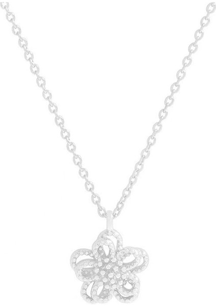 Kadınlar Için 925 Ayar Gümüş Düzensiz Çiçek Kolye, Basit Orman Tarzı Köprücük Kemiği Zinciri (Yurt Dışından)