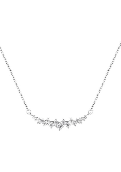 S999 Saf Gümüş Galaxy Kolye, Kadınlar Için Gümüş Köprücük Zinciri. (Yurt Dışından)