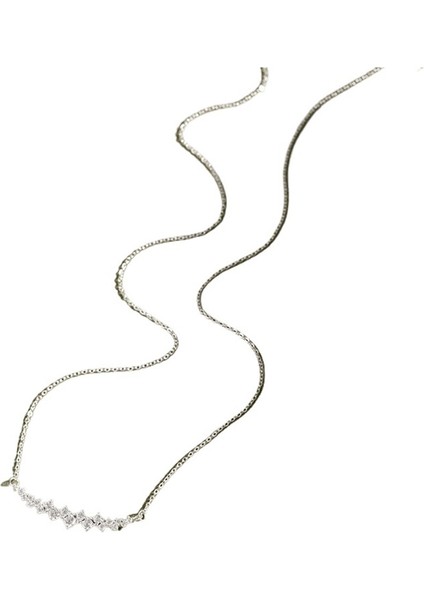 S999 Saf Gümüş Galaxy Kolye, Kadınlar Için Gümüş Köprücük Zinciri. (Yurt Dışından) fiyatları