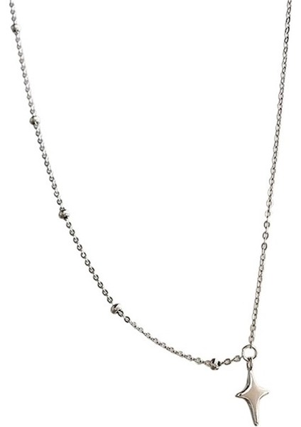 Kadınlar Için S999 Ayar Gümüş Asimetrik Yıldız Patlaması Kolye, Köprücük Kemiği Zinciri (Yurt Dışından) fiyatları