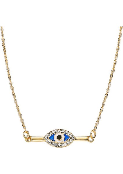 S925 Gümüş Nazar Kolye (Yurt Dışından)