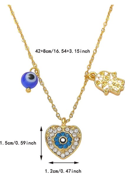 S925 Gümüş Nazar Kolye (Yurt Dışından) fiyatları