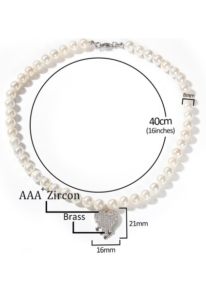 Su Damlası Kalp Inci Kolye, Sade Kolye (Yurt Dışından) modelleri