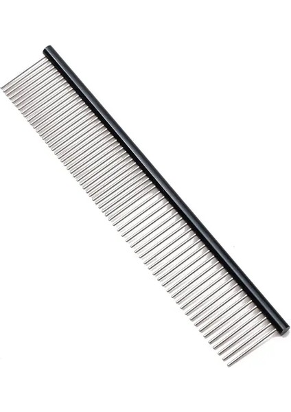 Puppy Tüy Bakım Tarakı Temizleme Kuaför Köpek Paslanmaz/alüminyum Kuaför Evcil Hayvan Tarakı Fırça Kedi Köpek Tüy Bakım Tarakları Köpek Tüy Bakımı RENK:SIYAH/BOYUT:19X3.4CM (Yurt Dışından)
