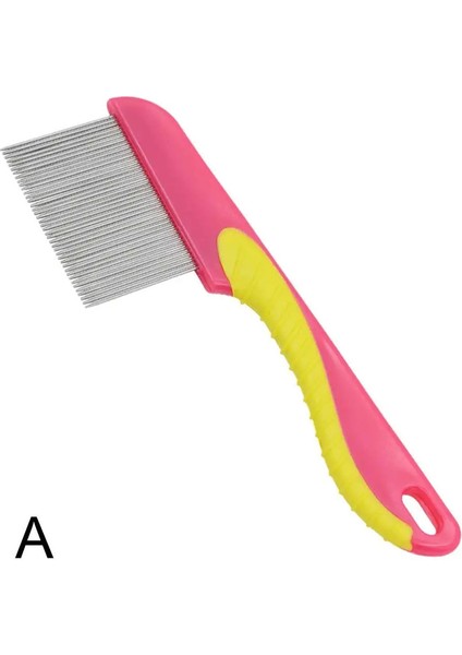 Pet Dematting Comb Çelik Evcil Hayvan Bakım Tarakları Köpekler ve Kediler Için Nazikçe Gevşek Alt Tüyü Çıkarır Parazit Tarakı Prettybetter Renk:a (Yurt Dışından)