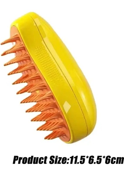 Buharlı Köpek Fırçası Elektrik Sprey Kedi Saç Fırçası 3 In1 Köpek Vapur Fırçası Masaj Evcil Hayvan Tımarları Harmanlanmış ve Gevşek Saç Renklerini Çıkarma: Sarı (Yurt Dışından)