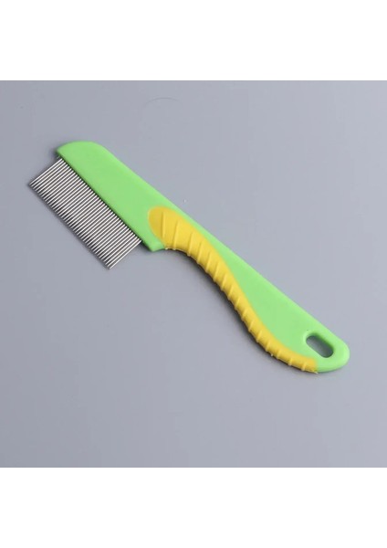 Evcil Hayvan Köpeği Kedi Bit Ileği Tarak Paslanmaz Çelik Uzun ve Kısa Iğne Köpek Bakım Tarakı Solucan Yumurtası Düğüm Bakım Rendesi Pires Tarakları Renk:yeşil Kısa Iğne (Yurt Dışından)
