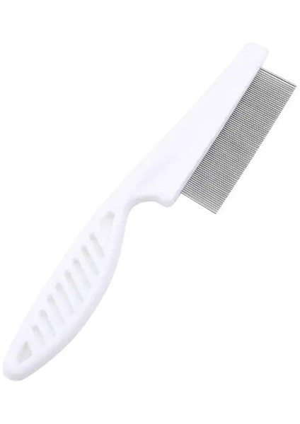 1pc Pet Hair Shedding Comb Paslanmaz Çelik Püskürtme Tarak Kedi Köpek Evcil Hayvan Konforu Için Iç Parazit Tarak Saç Bakımı Tarak Köpek Fırçası Bakım Araçları Renk:beyaz/boyut:s (Yurt Dışından)