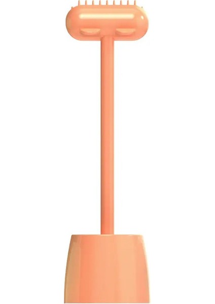 6 Renkli Interaktif Kedi Masaj Fırçası Oyuncakları Yıkanabilir Yavru Kedi Tarakı Tüy Alıcı Yüzen Saç Bakım Aracı Kedi Aksesuarları Evcil Hayvan Rengi:turuncu (Yurt Dışından)