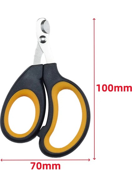 1pc Pet Tırnak Clippers Yarım Ay Şekli Paslanmaz Çelik Kediler Tırnak Makasları Küçük Pet Evrensel Tırnak Makasları Çizgiye Karşı Malzemeler Renk: Siyah-Turun (Yurt Dışından)