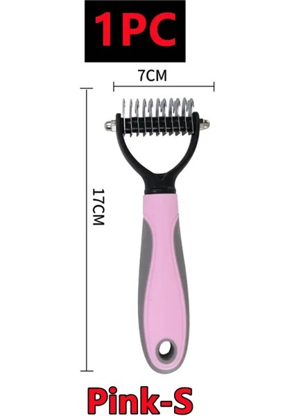 Yeni Köpek Tarakları Knot Cutter Saç Bakım Damat Fırçası Köpekler Için Ahşap Tutucu Kediler Kedileri Evcil Hayvan Döşeme Bıçağı Evcil Hayvan Accessoirescolor: S-Pink (Yurt Dışından)