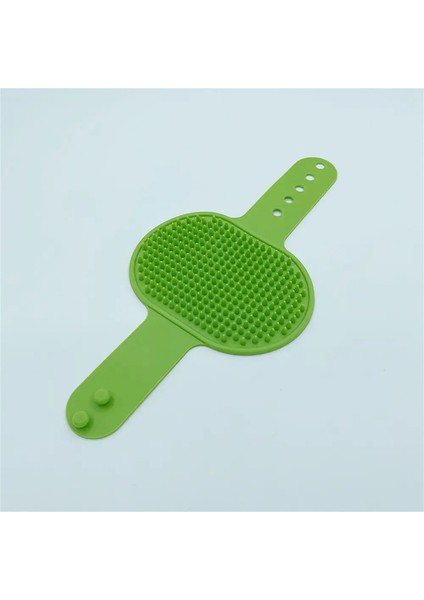 Pet Banyosu Fırçası Yumuşak Kauçuk Kedi Köpek Masajı Tarak Bakım Eldiveni Tüyleri Temizleme Aracı Kedi Tırmalama Oyuncak Renk:yeşil (Yurt Dışından)