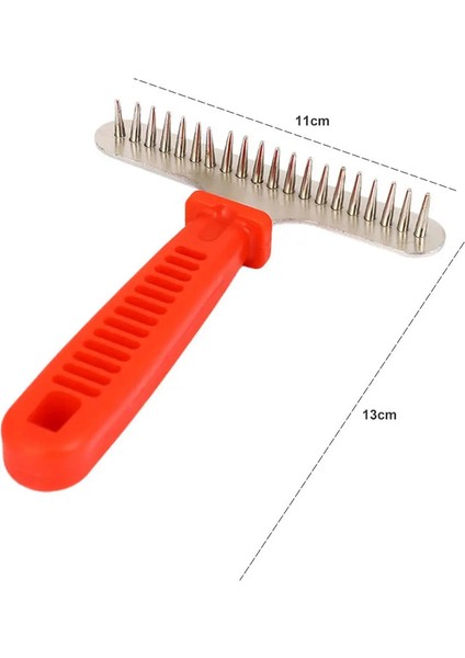 Köpek Tırmalıları Büyük Köpekler Uzun Saçlı Köpek Tırması Evcil Hayvan Bakım Fırçası Çelik Tarak Altın Retriever Sibirya Kurdu Alman Çoban Rengi:büyük (Yurt Dışından)