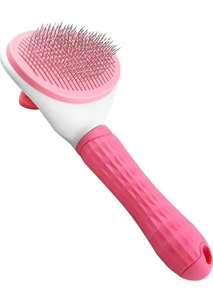 Kedi Tırmığı Saçı Temizleme Evcil Hayvan Saçı Temizleme Tarakları Kediler Için Kaymaz Bakım Fırçası Paslanmaz Çelik Köpek Tarakları Fırçaları Kedi Aksesuarları Renk:pembe (Yurt Dışından)