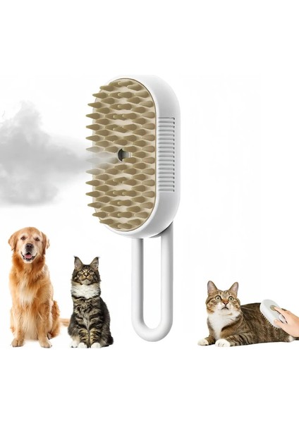 Yükseltilmiş Pet Püskürtme Tımarlama Buharlı Yüzen Easyon Temizleme Buhar Fırçası Köpekler Için Styling Cats Accessoriescolor: Yeşil Mango (Yurt Dışından)