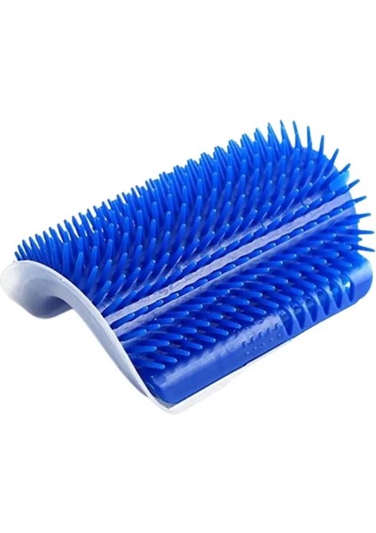 Pet Cat Corner Scratcher Tarak Kendi Damar Masajı Masajı Tarak Kedi Çizme Duvar Fırçası Saç Kaldırma Tarak Sandalye Masa Malzemeleri Renk: Mavi (Yurt Dışından)