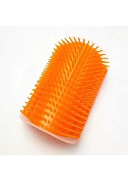 Kedi Köşesi Fırça Tarak Masajı Için Kedi Yayı Plastik Tırmalama Çıkarıcı Tüy Temizleme Tüy Bakım Fırçası Kedi Nanesi Içeren Kedi Kendiliğinden Temizlenen Kedi Malzemesi turuncu (Yurt Dışından)