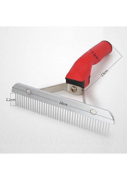 Köpek Tırmalıları Büyük Köpekler Uzun Saçlı Köpek Tırması Evcil Hayvan Bakım Fırçası Çelik Tarak Altın Retriever Sibirya Kurdu Alman Çoban Rengi:büyük (Yurt Dışından)