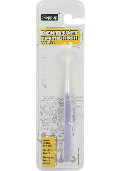 Köpek Diş Fırçası Köpek Dişleri Temizleme Yumuşak Saç Diş Fırçası Köpekler Için Oral Temizlik Rahat Saplı Köpekler Köpekler Fırça Ürünleri (Yurt Dışından)