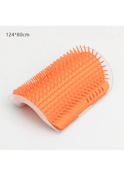 Kedi Banyo Fırçası Masaj Aracı Kendiliğinden Temizlenen Evcil Hayvan Saçı Sökücü Duvara Monte Tüy Pürüzsüzleştirici Uzun Tüylü Kediler Için Güzellik Malzemeleri turuncu 124X80CM (Yurt Dışından)