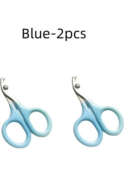Kedi Tırnak Makası Küçük Köpek Kedi Profesyonel Yavru Pençe Kesici Evcil Hayvan Tırnak Makası Tırnak Bakım Aracı Kedi Aksesuarları Renk:mavi-2 Adet (Yurt Dışından)