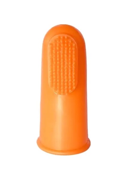 Pet Silikon Parmak Kıyler Diş Fırçası Kediler Köpekler Fırçalama Köpek Aksesuarları Evcil Hayvan Dişleri Oral Temizleme Ürünleri Renk: Turuncu/boyut: 5 Adet (Yurt Dışından)