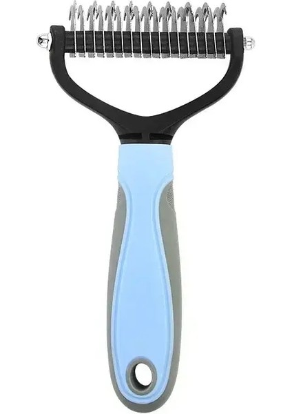 Kedi Tüy Temizleme Tarak Köpek Tüy Temizleme Fırçası Paslanmaz Çelik Çift Yönlü Evcil Hayvan Bakım Fırçası Kırıkları Giderir Kedi Aksesuarları Renk:mavi L 17DIŞ (Yurt Dışından)